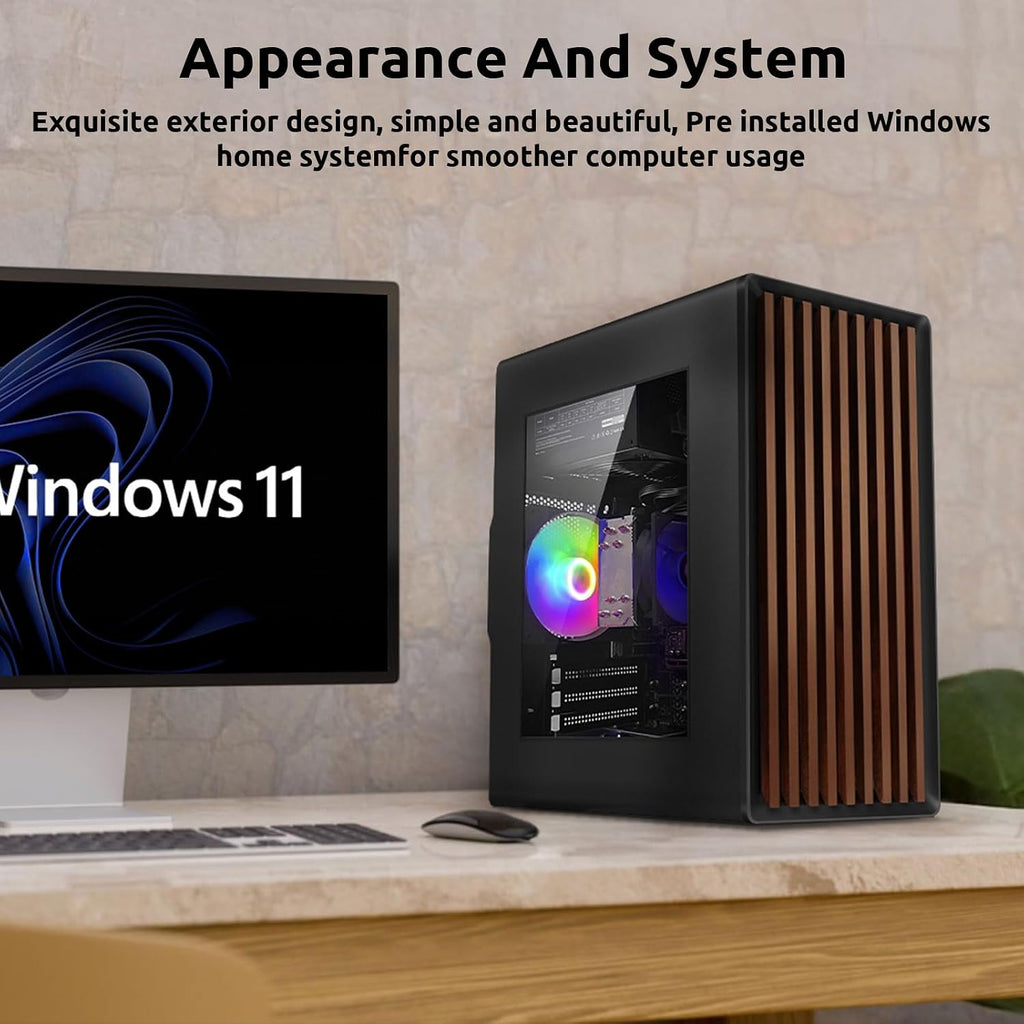 Business Desktop PC, Intel Core i7-4770 3.4GHz, 16GB DDR3, 512GB SSD, WiFi 6.0, Prebuilt Windows 11 Home Tower for Home Office & Study