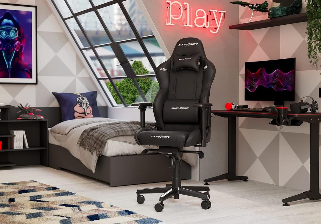 DXRacer Formula Series Gaming Chairs (PVC Synthetic Leather, Black)