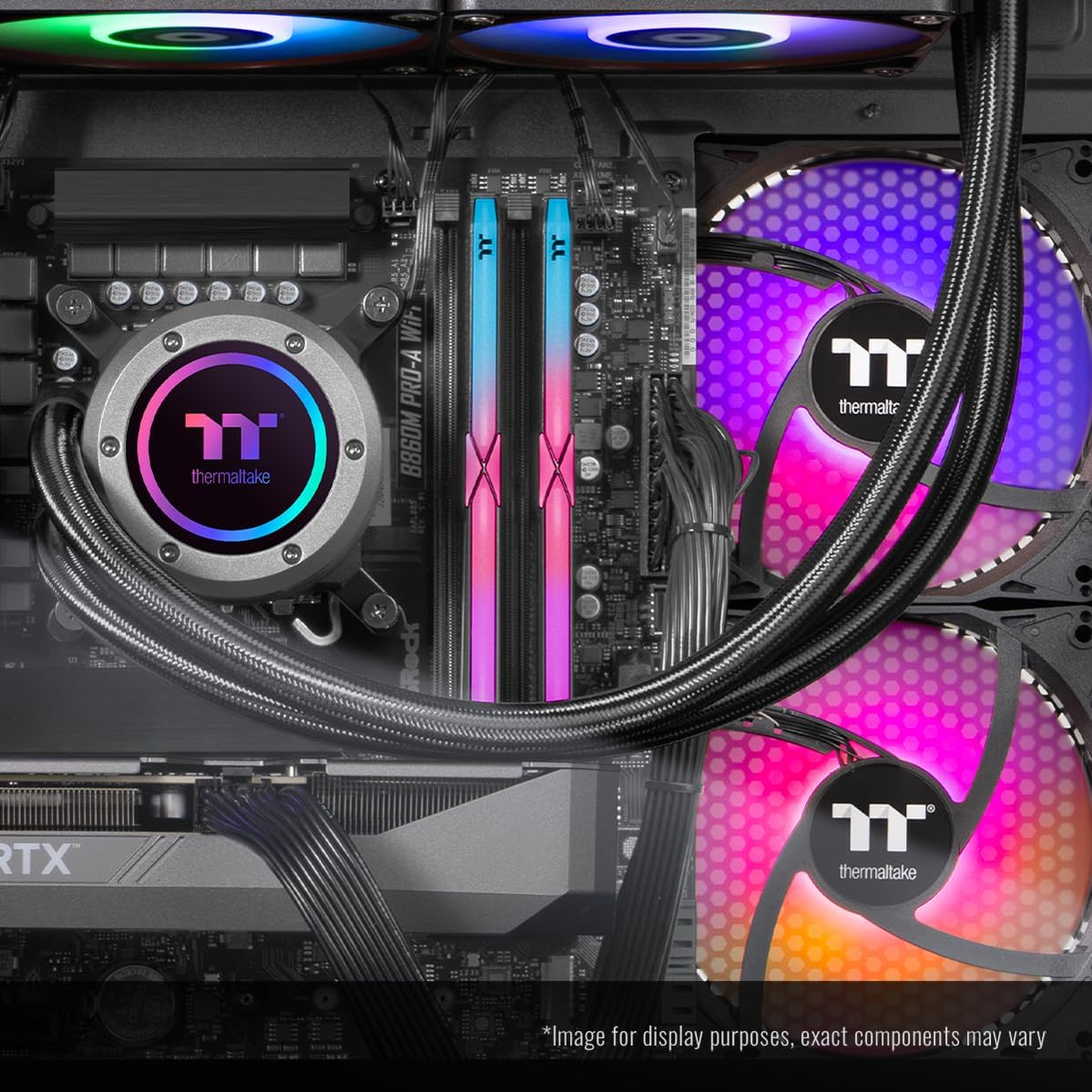 Thermaltake LCGS View u2660T-170 Gaming Desktop (Intel® Core™ Ultra 7 265KF, ToughRam 32GB DDR5 6000MT/s RGB Memory, NVIDIA GeForce® RTX 5060 Ti, 1TB NVMe M.2, WiFi, Windows 11) V17B-B860-56T-LCS
