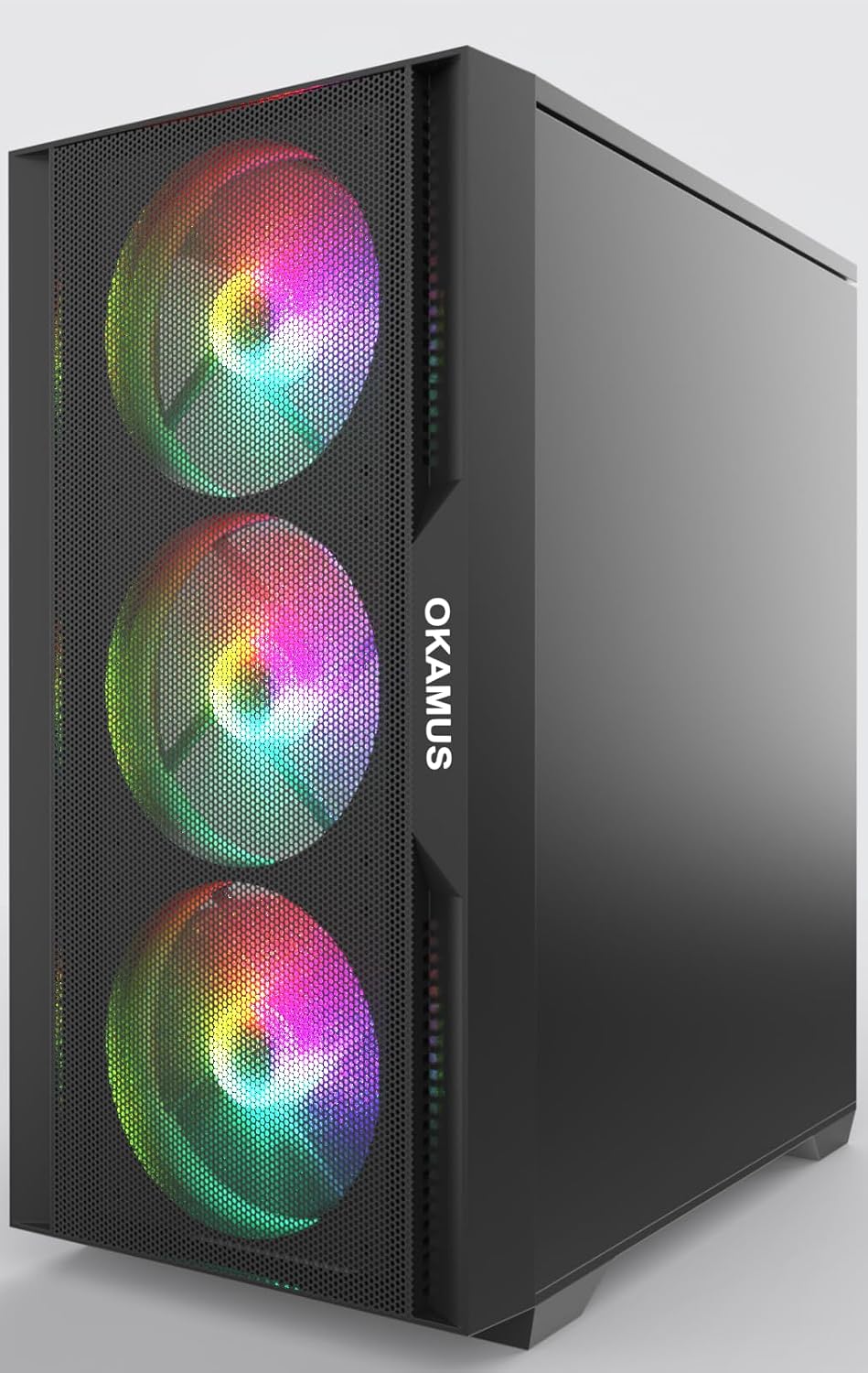 Gaming PC, i5 CPU Up to 3.6GHz, Integrated Graphics, 256 GB M.2, 8 GB RAM Pre-Built Computer, RGB Fans x 4, Win 11 Home，WiFi 6 + BT 5.3, 550W PSU (i5 CPU+256GB+8GB)