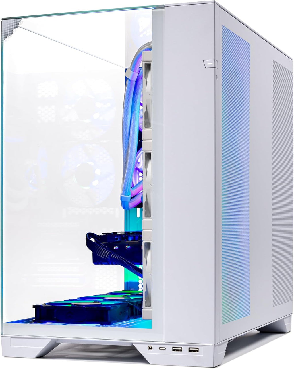 Skytech Gaming O11 Vision Gaming PC, AMD Ryzen 7 9800X3D 4.7GHz, AMD RX 9070XT 16GB, 2TB Gen4 NVMe SSD, 32GB DDR5 RAM 6000, 850W Gold ATX 3 PSU, 360 ARGB AIO, Wi-Fi, Win 11, Desktop