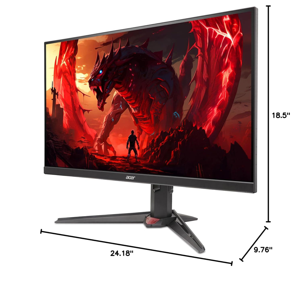 acer Nitro 27' WQHD 2560x1440 IPS PC Gaming AMD FreeSync Premium | 300Hz | Up to 0.5ms | 99% sRGB | DisplayHDR 400 | ErgoStand | VESA Mounting | 1 x DP 1.4 & 2 x HDMI 2.1 | XV272U F3bmiiprx