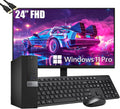 Dell OptiPlex 5040 SFF Desktop Computer PC with New 24 inches FHD Monitor, Intel Core i5-6500 4-Cores, 8GB RAM, 256GB SSD, Keyboard & Mouse, Wi-Fi, Bluetooth, Windows 11 Pro (Renewed)