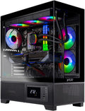 Skytech Gaming Azure 3 Plus Gaming PC, AMD Ryzen 7 7700X 4.5GHz, AMD RX 9070 16GB VRAM, 2TB Gen4 NVMe SSD, 32GB DDR5 RAM 6000, 850W Gold ATX 3 PSU, 360 ARGB AIO, WI-FI 5, Windows 11, Desktop