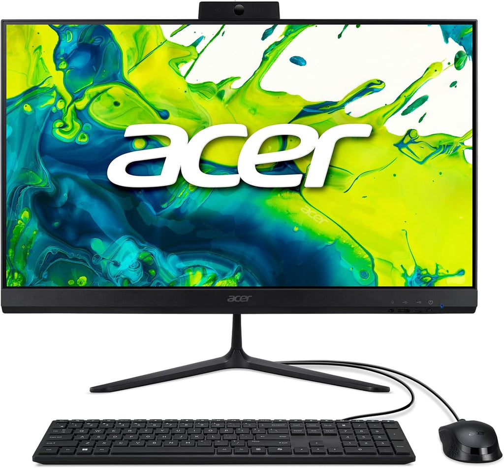 acer Aspire C24-2G-UR14 23.8' AIO AMD Ryzen 5-7430U 8GB RAM 512GB SSD Windows 11 Home WiFi BT USB