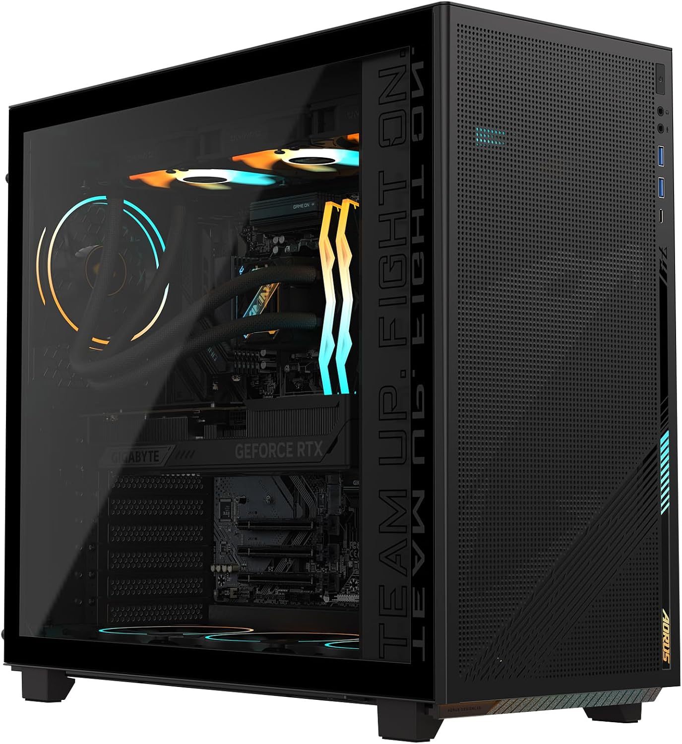 GIGABYTE AORUS Gaming Desktop PC, AMD Ryzen 7 9700X, RTX 5070 Ti, 32GB DDR5, 2TB SSD, Windows 11, AORUS Prime 5 AP5A7N7T-5000