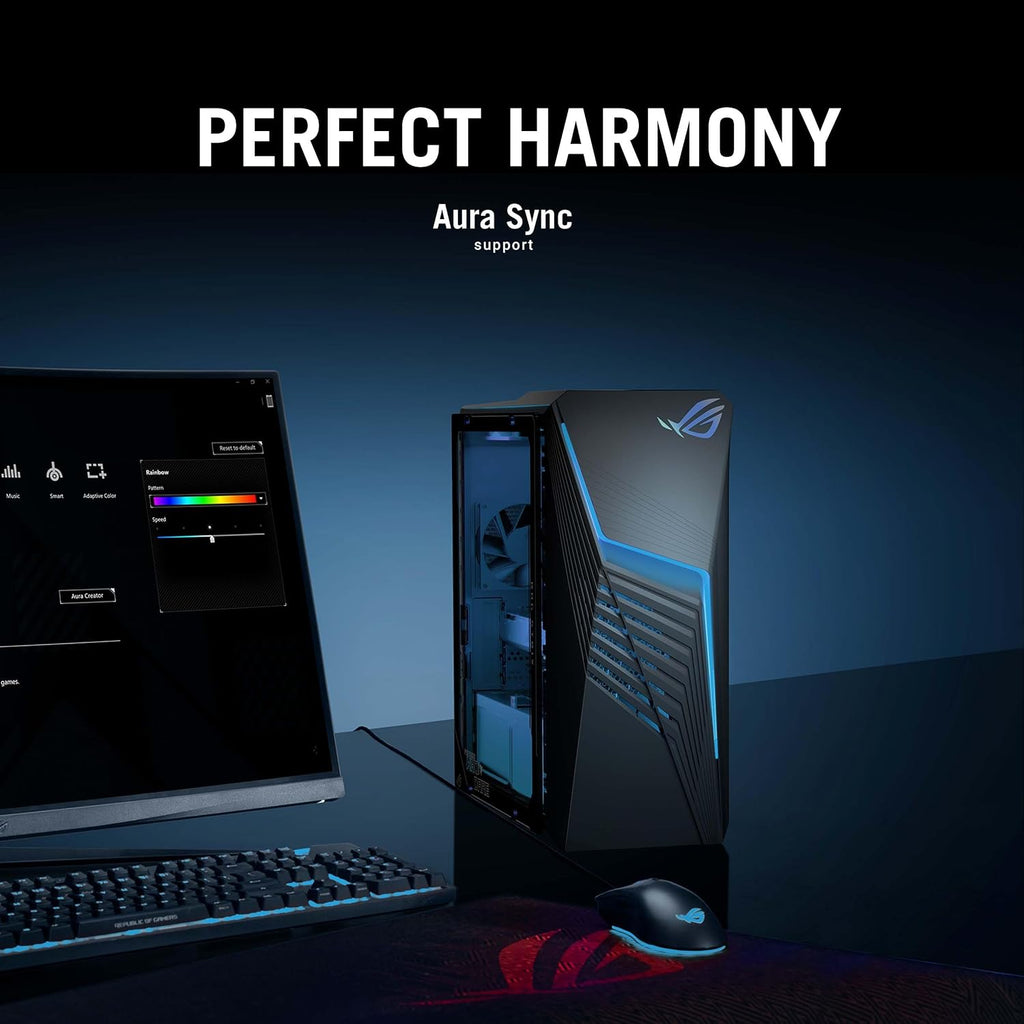 ASUS ROG G13CH (2024) Gaming Desktop PC, Intel® Core™ i7-14700F, NVIDIA® GeForce RTX™ 4060 Dual, 1TB NVMe™ PCIe® Gen4 SSD, 16GB DDR5 RAM, Windows 11, G13CHR-PS766