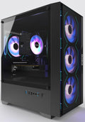 Gaming PC, i7 CPU, GTX 1660 Super 6GB DDR6 Graphics Card, 512 GB M.2, 16 GB RAM Pre-Built Computer, ARGB Fans x 4, Win 11 Home，WiFi 6 + BT 5.3, 550W PSU (GTX 1660S+512GB+16GB)
