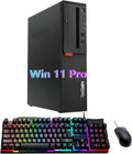 Lenovo ThinkCentre M710S SFF PC Desktop, Win 11 Pro, Intel 6100 3.7GHz, 16GB DDR4, 256GB SSD, Keyboard & Mouse, WiFi (Renewed)