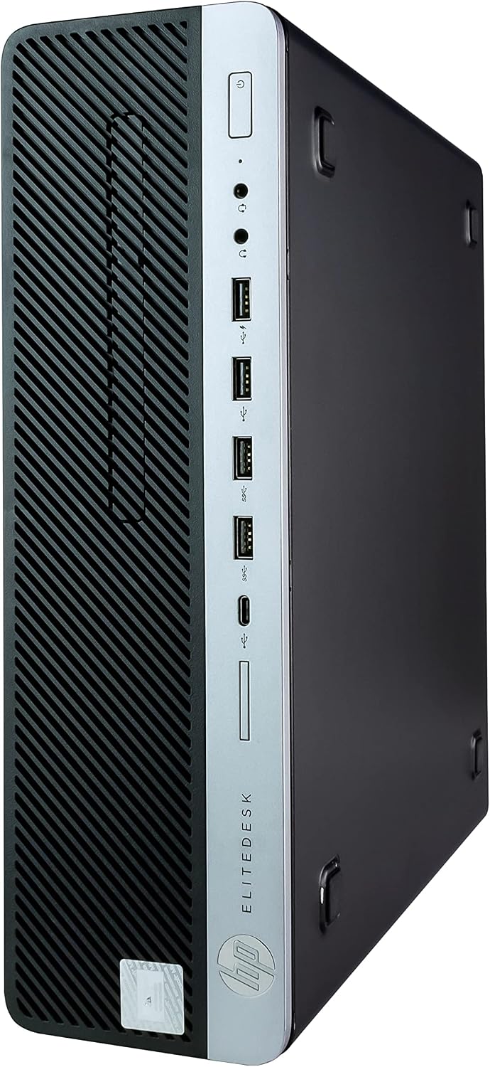 HP Prebuilt Gaming Desktop PC Intel i5 + Radeon RX550 4GB GPU 1080p Gaming PC 16GB DDR4 RAM 500GB SSD Wi-Fi 5G + Bluetooth Windows 11 Pro 24in LCD Monitor (Renewed)