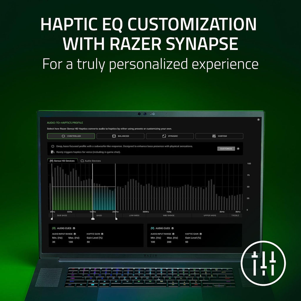 Razer Enki X Essential Gaming Chair + Freyja HD Haptic Gaming Chair Cushion: All-Day Comfort - Built-in Lumbar Arch - Optimized Cushion Density - Dual-Textured, Eco-Friendly Synthetic Leather