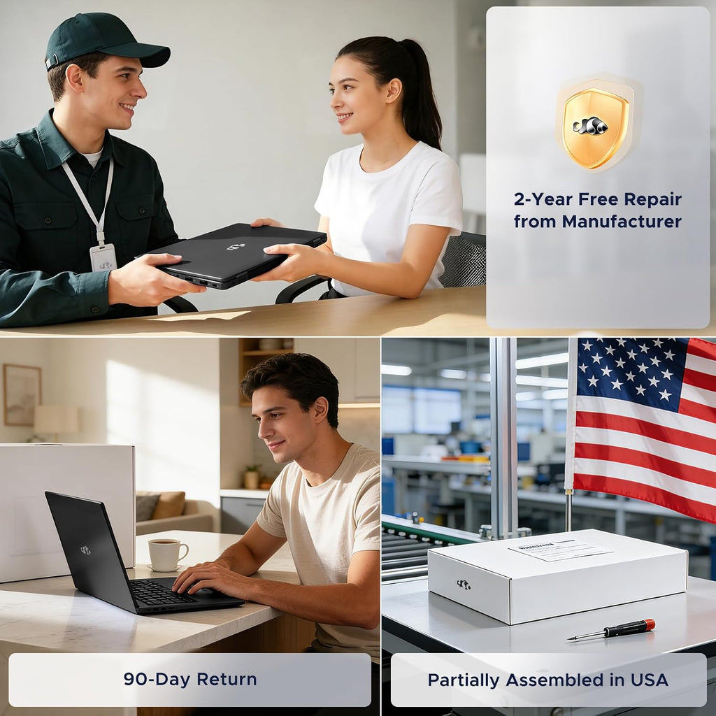 NIMO 15.6' IPS FHD-Gaming-Laptop, 8 Cores AMD Ryzen 7 Pro 6850U 32GB LPDDR5 RAM 1TB SSD (Beat i7-1360P Up to 4.7GHz) AMD Radeon 680M GPU 100W Type-C Fingerprint Backlit Keyboard, for Business