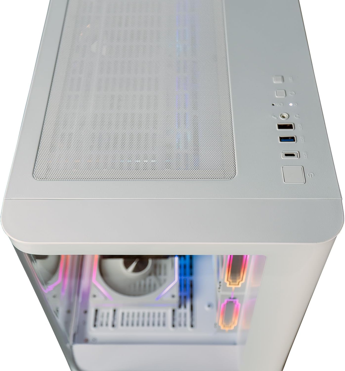 ViprTech Reaper 2.5 Gaming PC - AMD Ryzen 7 8700F (5.0Ghz Liquid Cooled), AMD RX 9060 XT 16GB, 16GB DDR5 RAM, 1TB NVMe SSD, 800W Gold PSU, VR-Ready, WiFi BT, Win 11, Desktop Computer Prebuilt, White