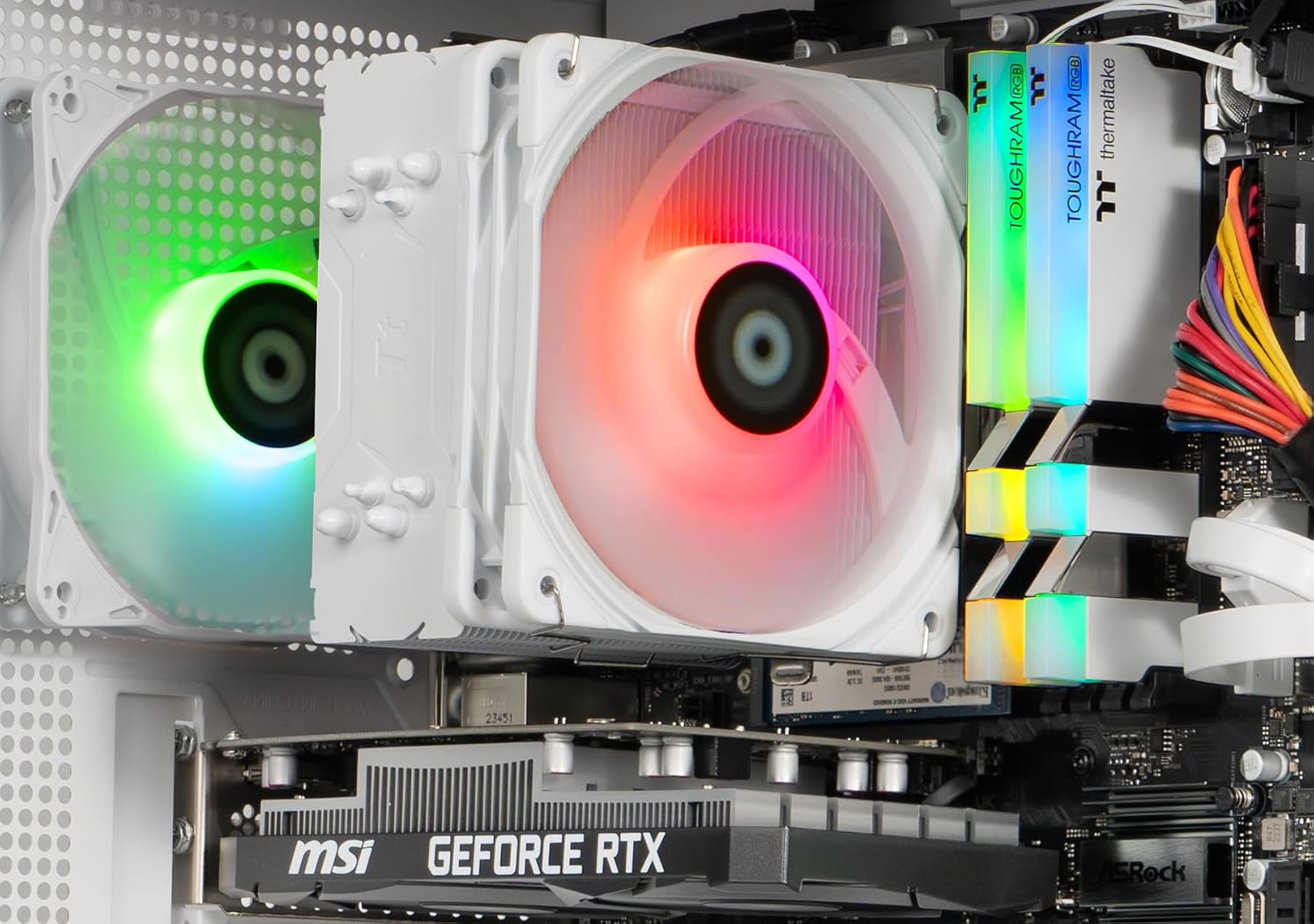 Thermaltake LCGS Vista i350 R4 Gaming Desktop (Intel® Core™ i5-13400F, ToughRam 16GB DDR4 3600MHz RGB Memory, NVIDIA® GeForce RTX™ 3050, 1TB NVMe M.2, WiFi, Windows 11) V27S-B76R-350-LCS