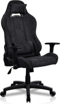 Arozzi Torretta Gaming Chair - Soft Fabric Ergonomic Gaming Chair for Adults Adjustable Backrest with Neck & Lumbar Pillows - Swedish Design Home Office Setup Professional Computer Chairs, Pure Black