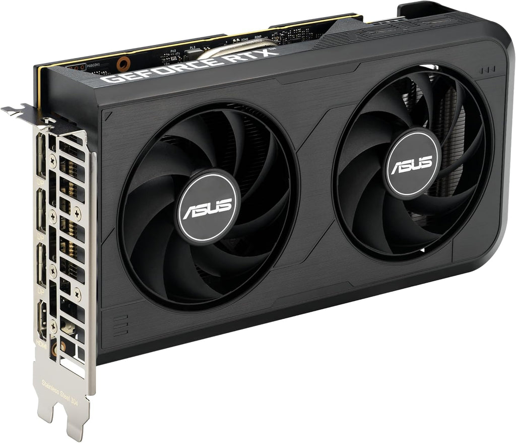 ASUS Dual GeForce RTX™ 5050 8GB GDDR6 (PCIe 5.0, 8GB GDDR6, DLSS 4, HDMI 2.1b, DisplayPort 2.1b, 2-Slot, Axial-tech Fan Design, 0dB Technology, Dual BIOS and More)