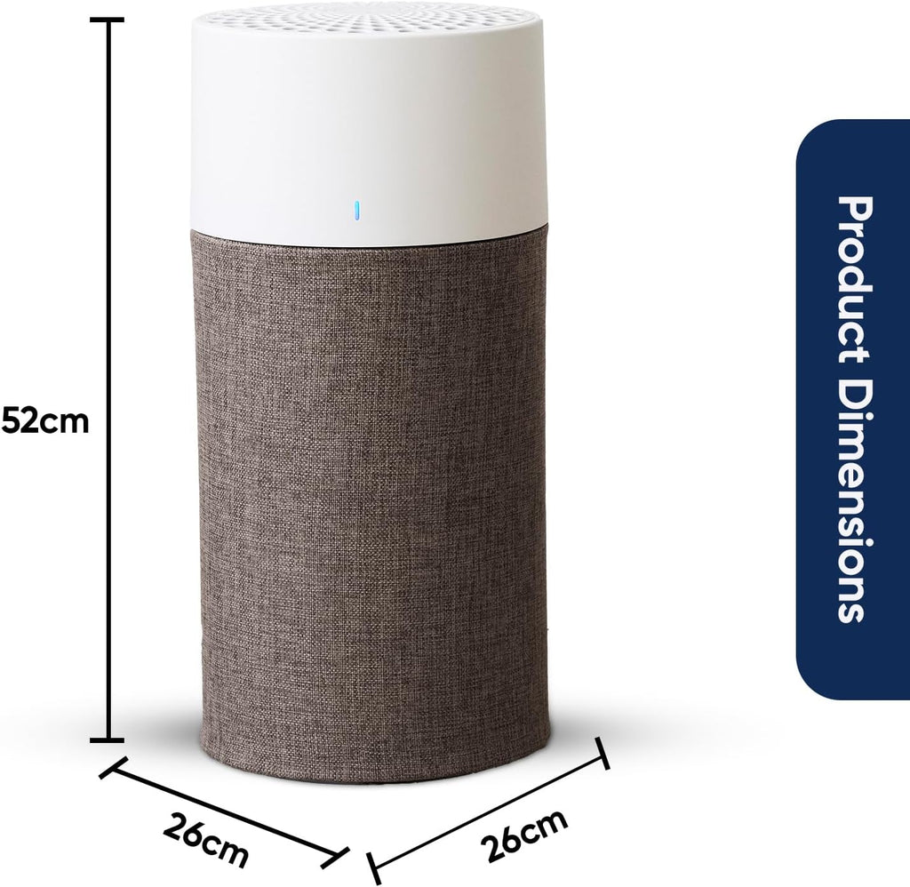 BLUEAIR Bedroom Air Purifier, Air Cleaner Dust Pet Dander Smoke Mold Pollen Bacteria Virus Allergen, Odor Removal, for Home Office Kitchen, Washable Pre Filter, HEPASilent, Medium Room, Blue 311 Auto