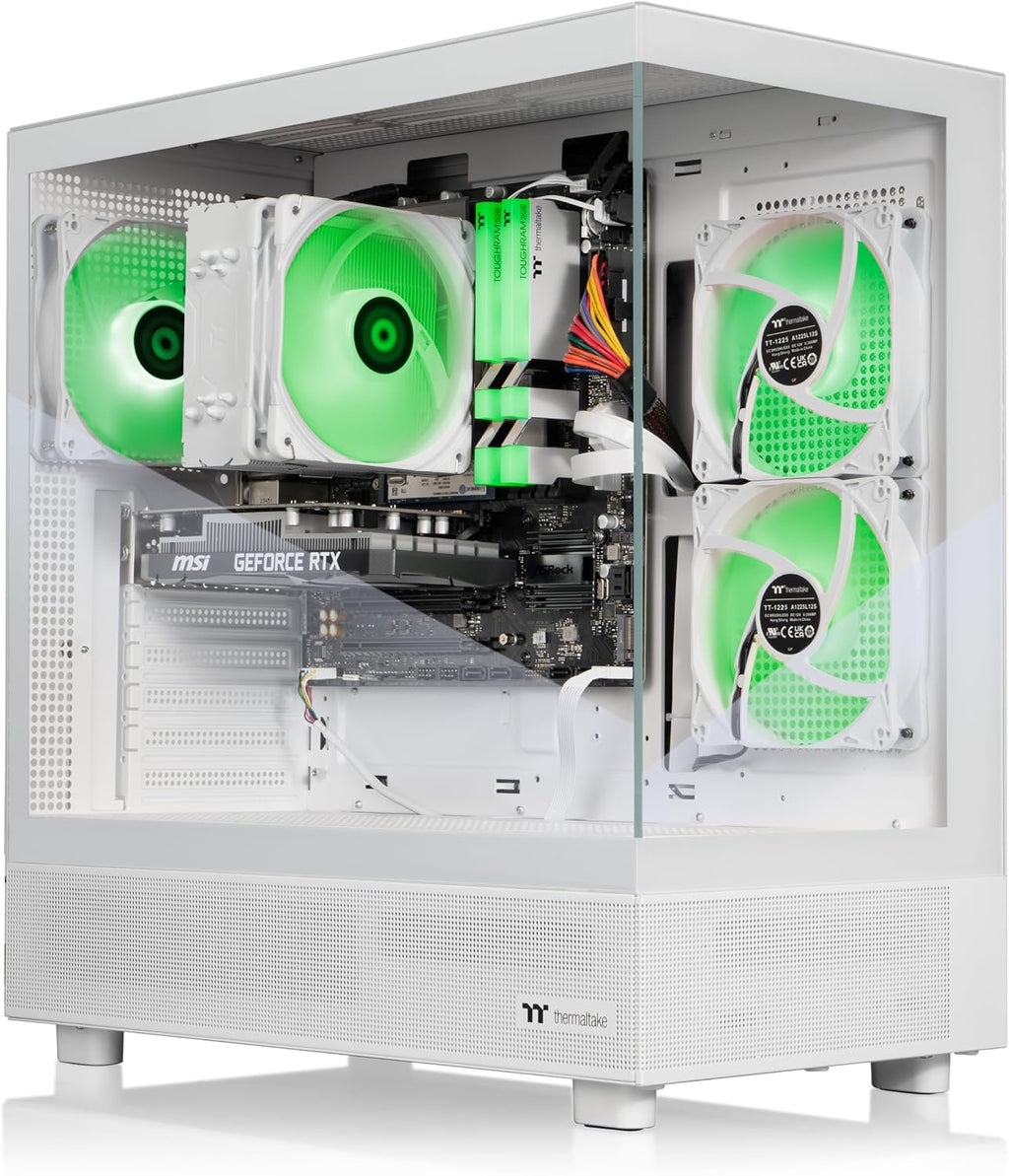 Thermaltake LCGS Vista i350 R4 Gaming Desktop (Intel® Core™ i5-13400F, ToughRam 16GB DDR4 3600MHz RGB Memory, NVIDIA® GeForce RTX™ 3050, 1TB NVMe M.2, WiFi, Windows 11) V27S-B76R-350-LCS