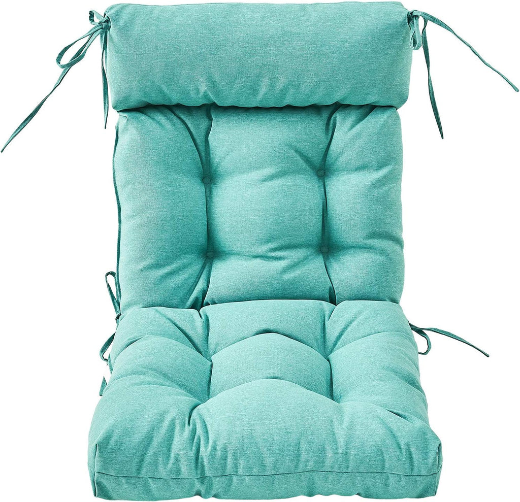 ARTPLAN Patio Chair Cushion,Tufted Adirondack Outdoor Chair Cushion,Wicker High Back Outdoor Seat Cushion,Set of 4,21'X21'X4' (4 Pack)