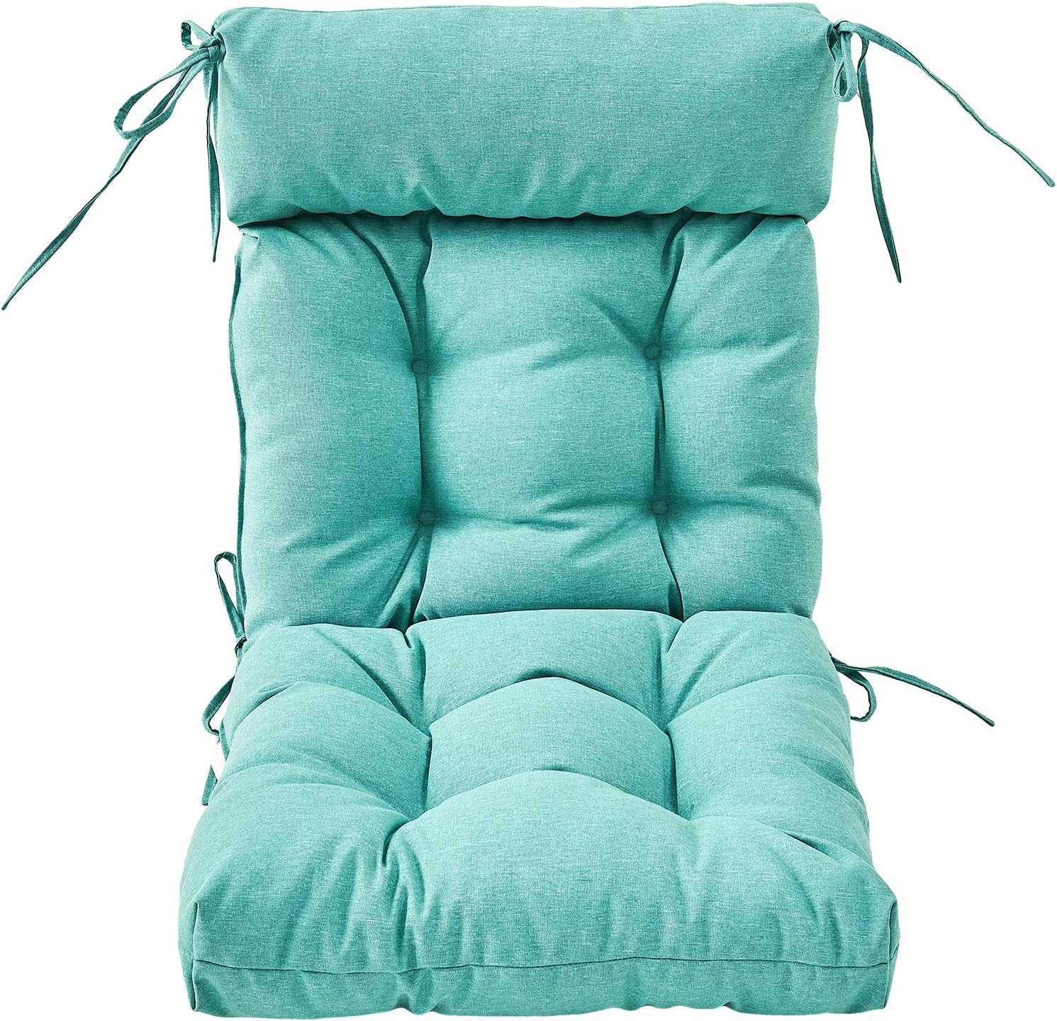 ARTPLAN Patio Chair Cushion,Tufted Adirondack Outdoor Chair Cushion,Wicker High Back Outdoor Seat Cushion,Set of 4,21'X21'X4' (4 Pack)