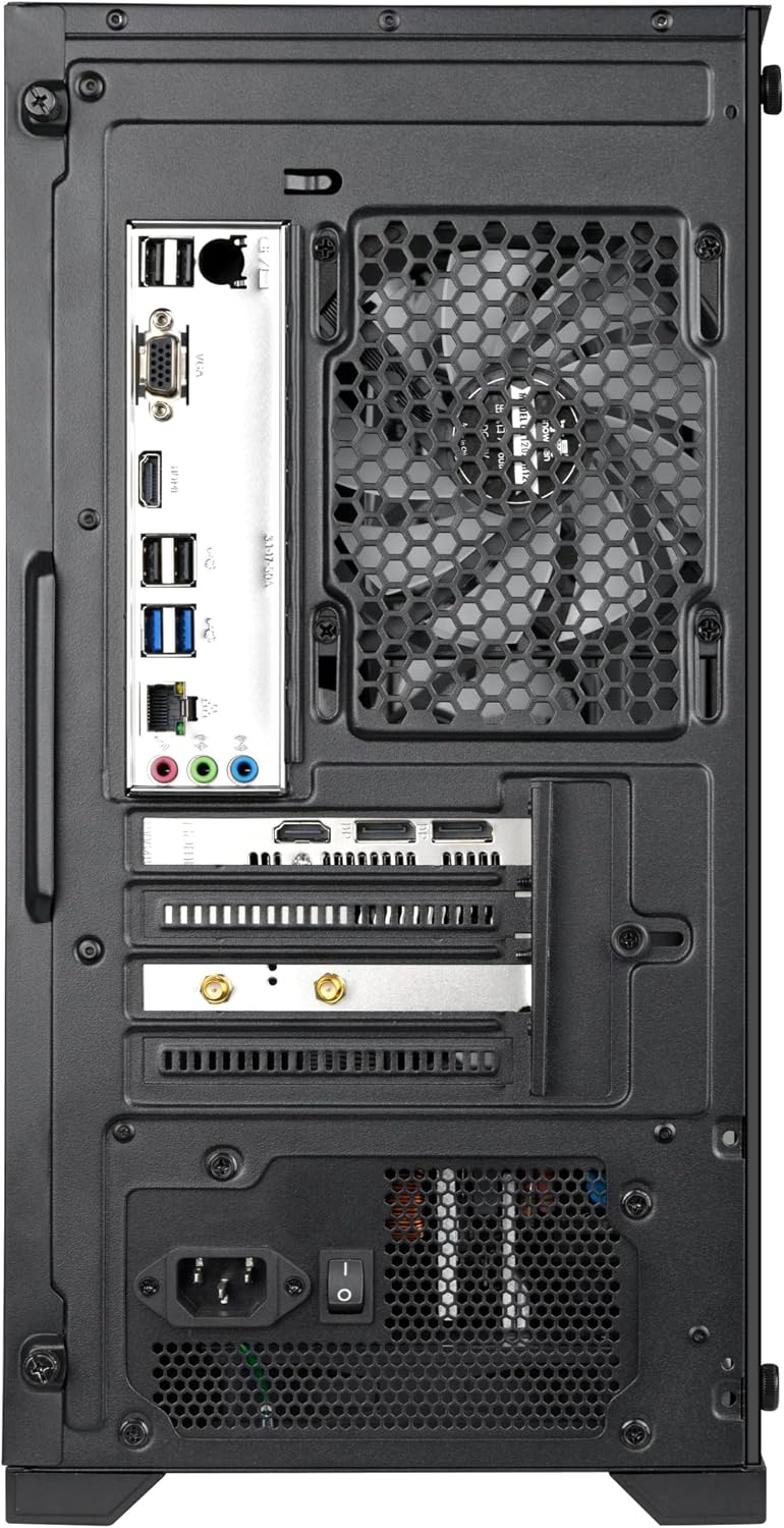 Gaming Desktop PC Computer, Intel Core i7 3.6 GHz up to 4.0 GHz,AMD Radeon RX 580 8G GDDR5,16GB RAM,1TB NVME SSD, Windows 11 Pro, WiFi, Bluetooth 5.0, VR Ready,RGB Fans x4