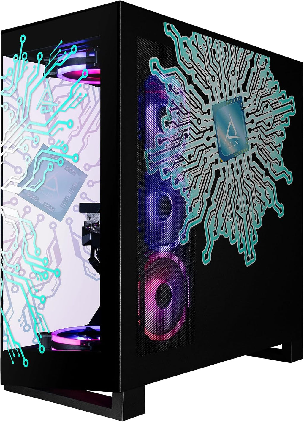 CLX Horus Gaming PC - Intel Core Ultra 9 285K 3.7GHz, GeForce RTX 5070 Ti, 2TB NVMe M.2 SSD, 6TB HDD, 64GB DDR5 RGB Memory, 360mm AIO, WiFi, Windows 11 Home, Black