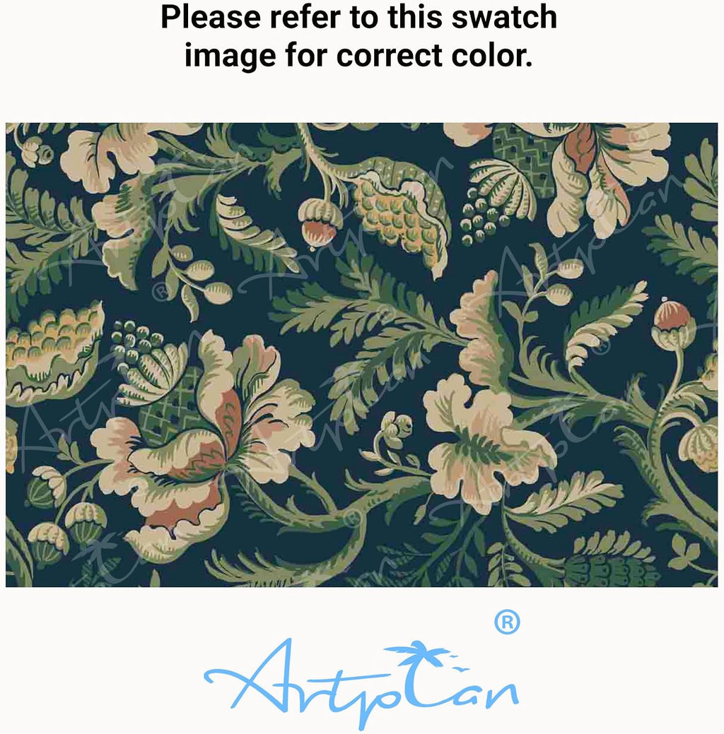 ARTPLAN Outdoor Chair Cushion,Tufted Adirondack Patio Chair Cushion,Wicker High Back Outdoor Seat Cushion,Set of 4,44' L x 21' W x 4' H (4 Pack),Floral