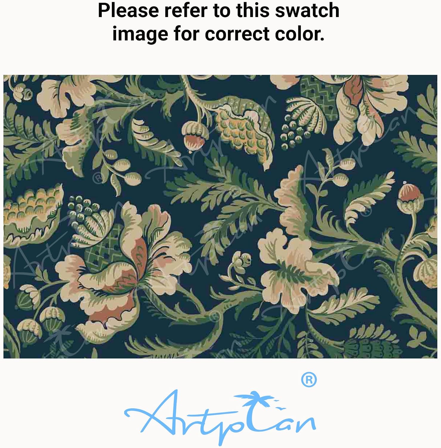 ARTPLAN Outdoor Chair Cushion,Tufted Adirondack Patio Chair Cushion,Wicker High Back Outdoor Seat Cushion,Set of 4,44' L x 21' W x 4' H (4 Pack),Floral