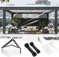 Clear Tarps Heavy Duty Waterproof 12x12ft Clear Tarp with Grommets Thickened 14Mil Tear Resistant Clear Vinyl Plastic Tarp for Outdoor Patio Chicken Coop Greenhouse Plant