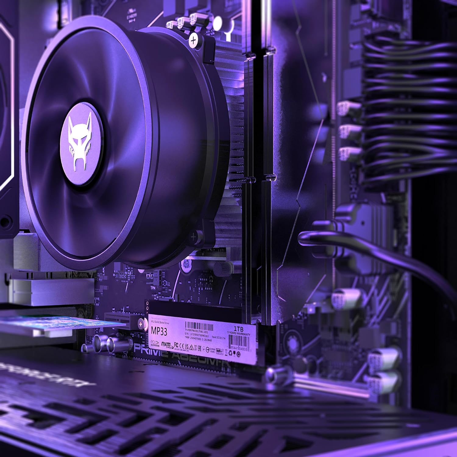 BEASTCOM Q5 Pro Gaming PC | AMD Ryzen 5 4500 6X 4,10GHz 12 Threads | GeForce RTX 3050 6GB | 16GB RAM | 1TB NVMe SSD | WiFi 5