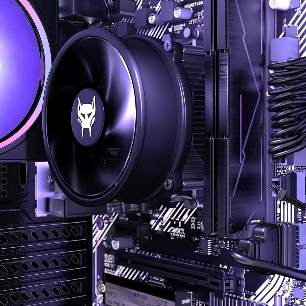 BEASTCOM Q3 Gaming PC Desktop Computer AMD Ryzen 7 5700G, 4K Vega Graphics 16 Threads, 16GB RAM, 512GB M.2 NVMe, 500W 80PLUS PSU, WiFi, Gaming Office Console, Towers Prebuilt PC