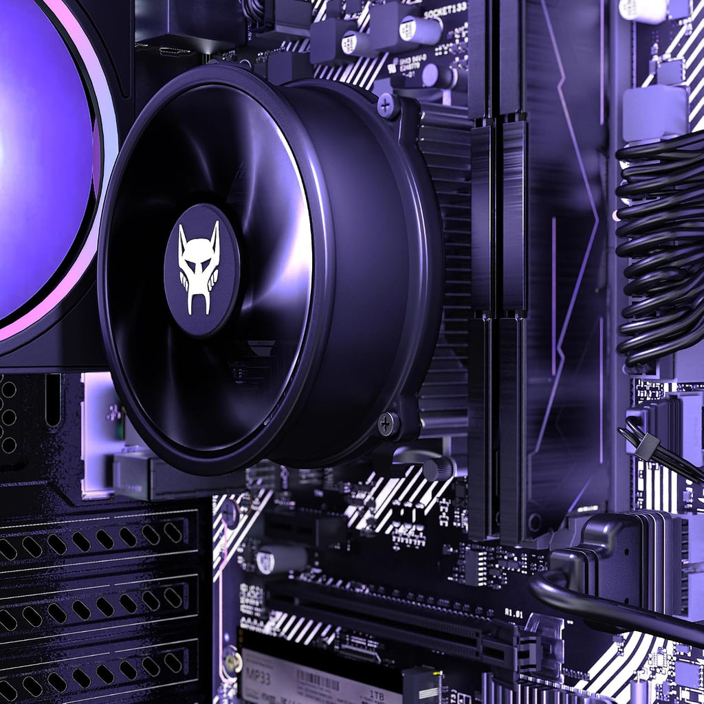 BEASTCOM Q3 Gaming PC Desktop Computer AMD Ryzen 5 3400G, 4K Vega Graphics, 16GB RAM, 1TB M.2 NVMe, 500W 80PLUS PSU, WiFi, Gaming Office Console, Towers Prebuilt PC