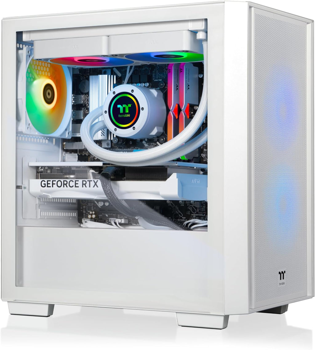 Thermaltake LCGS Versa i570S Gaming Desktop (Intel Core™ i9-14900KF, 32GB 6000MT/s DDR5 RGB Memory, NVIDIA GeForce® RTX 5070, 1TB NVMe M.2, WiFi, Windows 11) H16S-B760-570-LCS