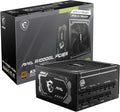 msi MAG A1000GL PCIE5, Fully Modular Compact Gaming 1000W Power Supply, 80+ Gold, ATX 3.1 & PCIe 5.1 Ready, Native Dual-Color 12V-2x6 Cable, 10 Year Warranty