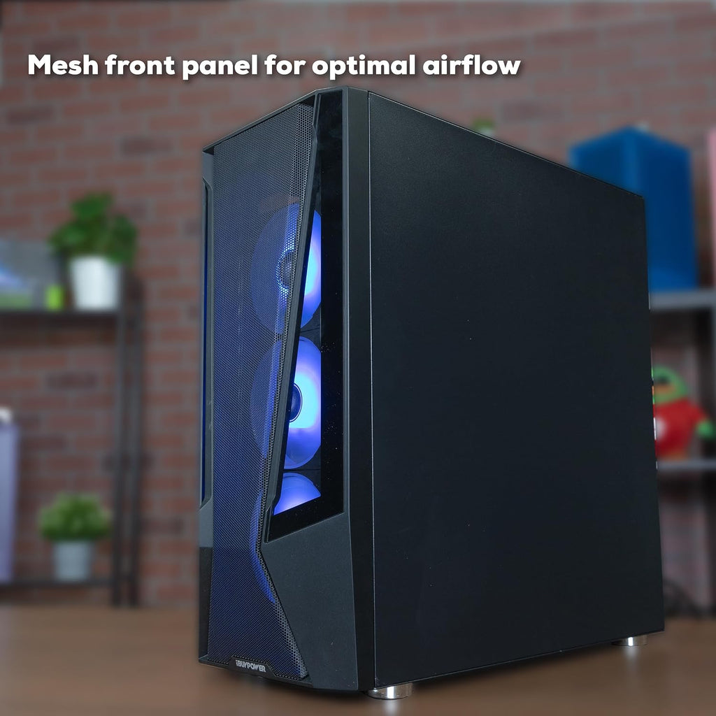 iBUYPOWER Trace Mesh Gaming PC Desktop Computer Intel Core i7 14700F CPU, NVIDIA GeForce RTX 4060 8GB GPU, 32GB DDR5 RGB 5600MHz RAM, 2TB NVMe SSD, Windows 11 Home Advanced,Keyboard,Mouse - TMI7N4601