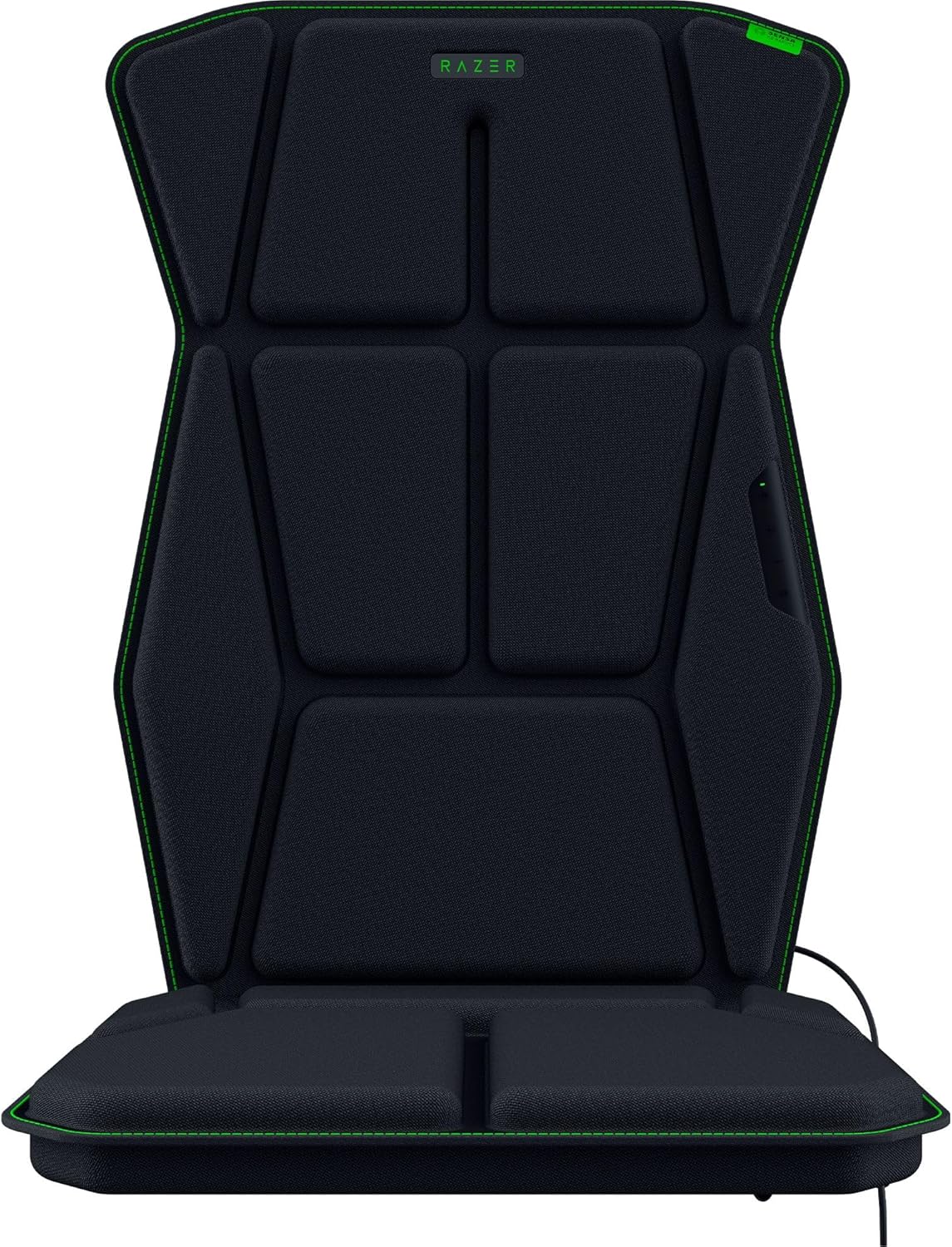 Razer Freyja HD Haptic Gaming Chair Cushion: Multi-Directional Haptics - Haptic EQ Customization via Razer Synapse - HyperSpeed Wireless & Bluetooth - Adjustable Strap for Universal Fit