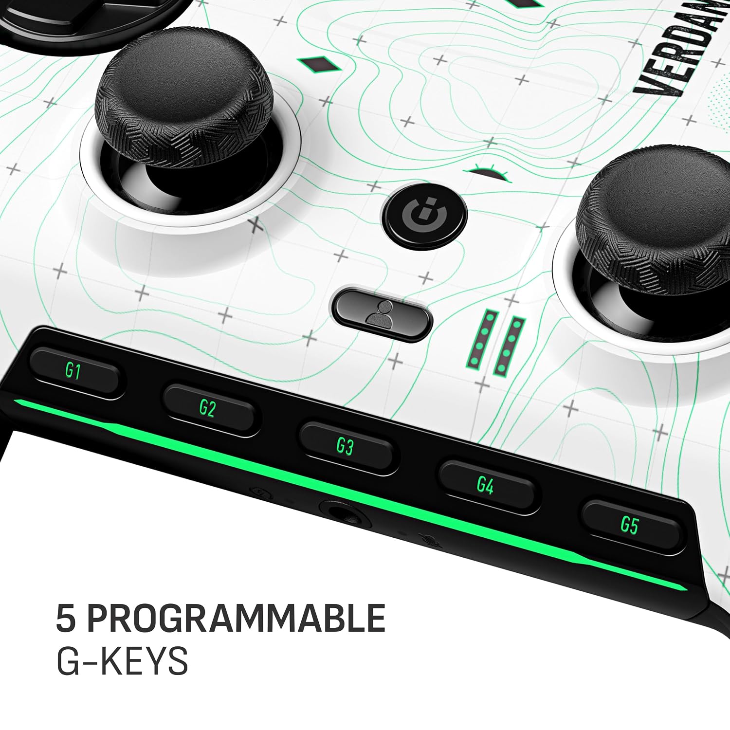 SCUF ENVISION PRO V1 (2023) COD Warzone (Light) Wireless PC Only Gaming Controller – Five Remappable G-Keys, Remappable Back Paddles, Instant Triggers, iCUE Compatible