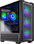 Skytech Gaming Edge Desktop PC, Ryzen 5 5500 3.6 GHz (4.2GHz), AMD RX 9060XT 8GB, 1TB NVMe SSD, 16GB DDR4 RAM 3200, 650W Gold PSU, Wi-Fi, Win 11