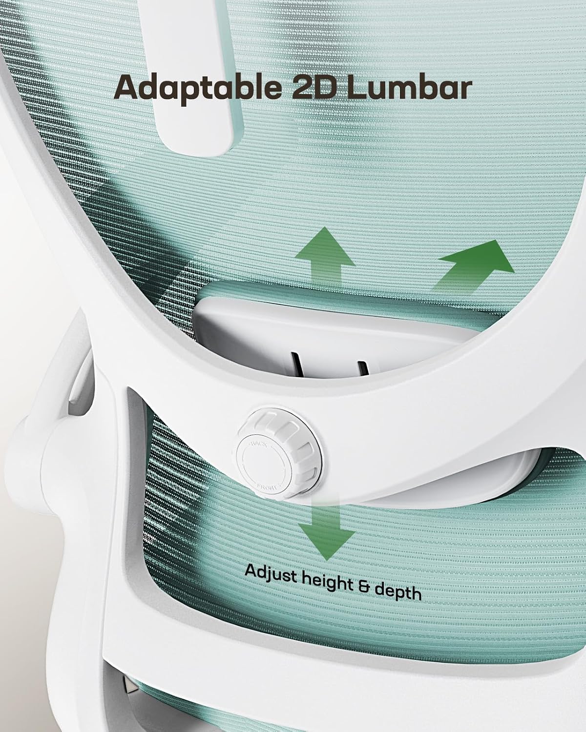 Marsail Ergonomic Office Chair: Office Desk Chair with High Back Mesh and Adjustable Lumbar Support Rolling Work Swivel Task Chairs with Wheel 3D Armrests and Headrest