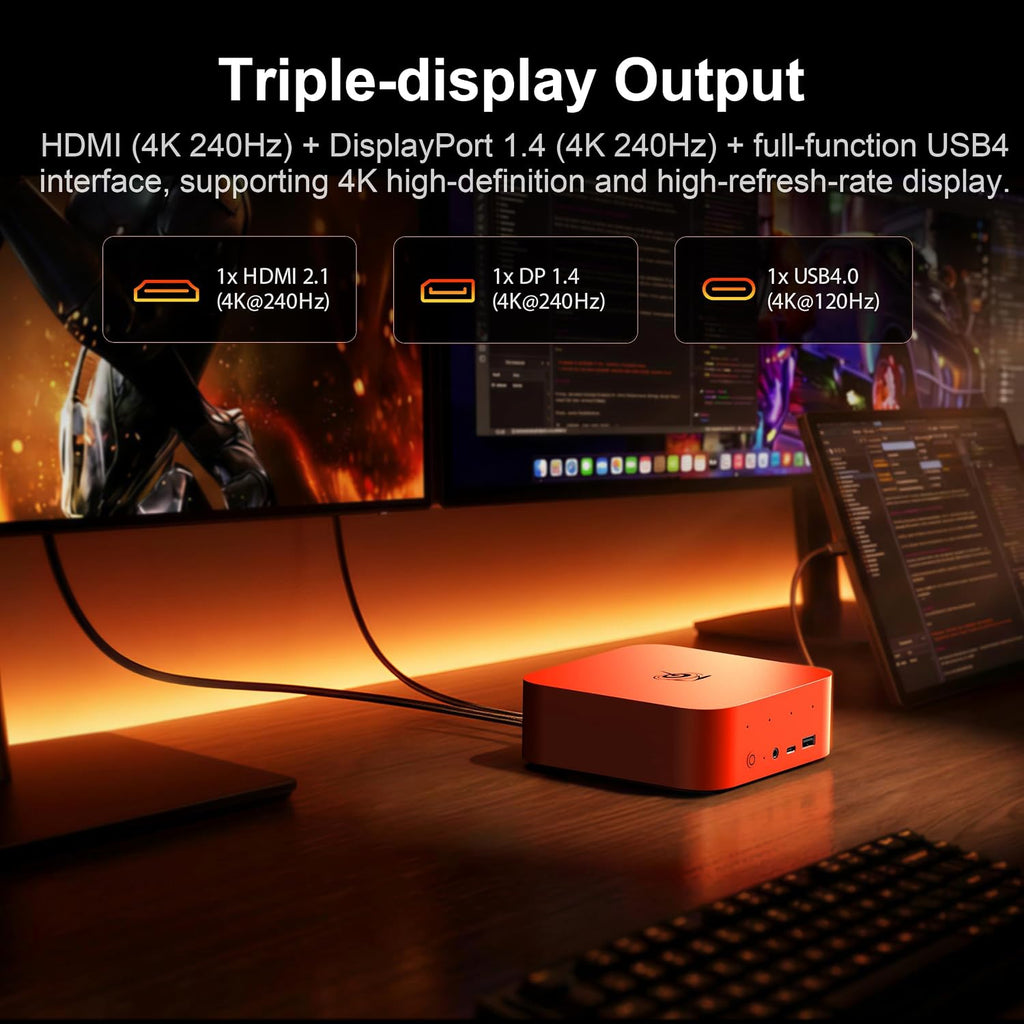 Beelink Mini PC SER9 Pro AMD Ryzen 7 255 (8C/16T,3.8/4.9GHz),24G LPDDR5X 6400MT/s 1TB PCIe4.0 Mini Computers, Radeon 780M Gaming PC, Triple Display,2.5G LAN/Pre-Installed Openclaw/Ubuntu System