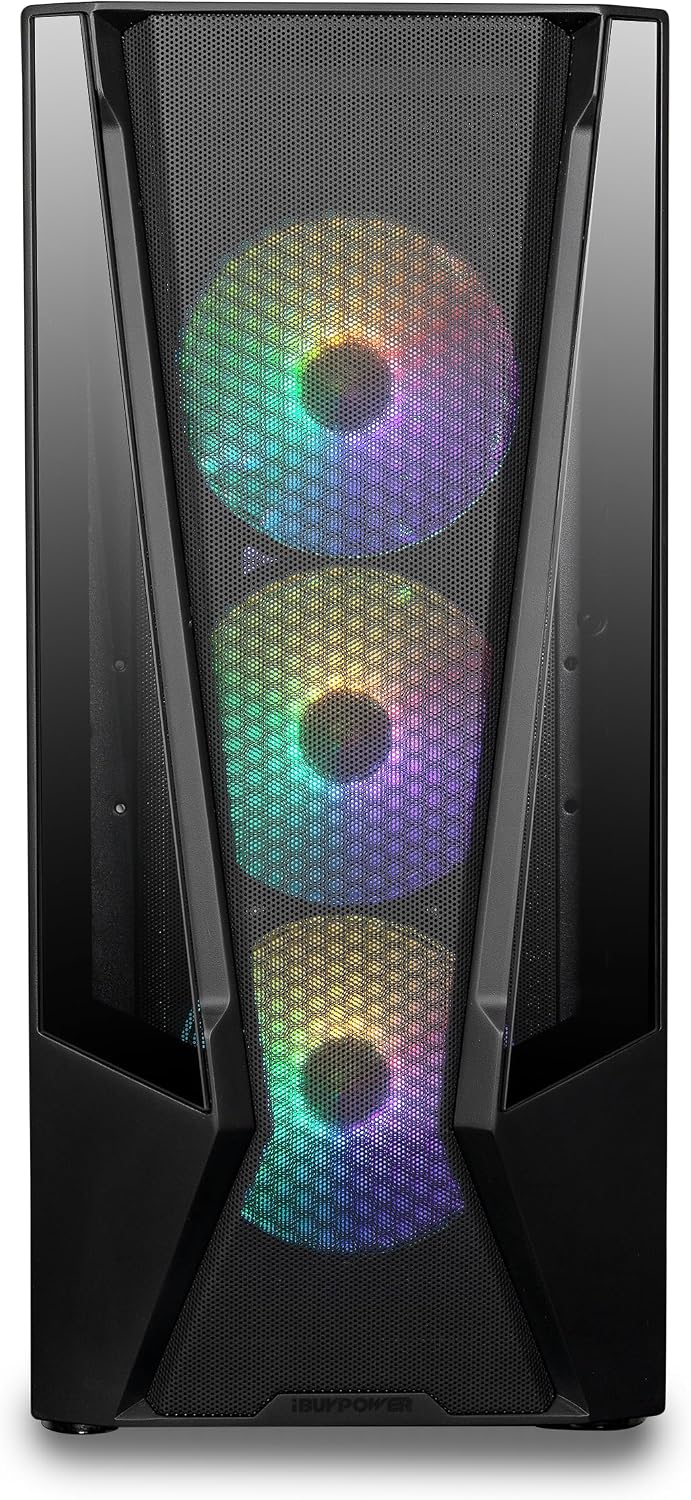 iBUYPOWER Trace Mesh Gaming PC Desktop Computer Intel Core i7 14700F CPU, NVIDIA GeForce RTX 4060 8GB GPU, 32GB DDR5 RGB 5600MHz RAM, 2TB NVMe SSD, Windows 11 Home Advanced,Keyboard,Mouse - TMI7N4601