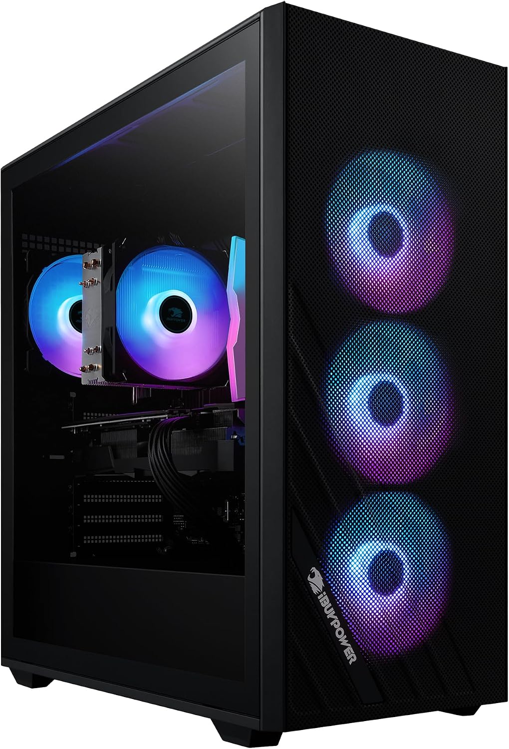 iBUYPOWER Scale Gaming PC Desktop Computer Intel Core i5 14400F CPU, NVIDIA GeForce RTX 4060 8GB GPU, 16GB DDR5 RGB 5200MHz RAM, 1TB NVMe SSD, Windows 11 Home, Gamer Keyboard and Mouse - SCI5N4601
