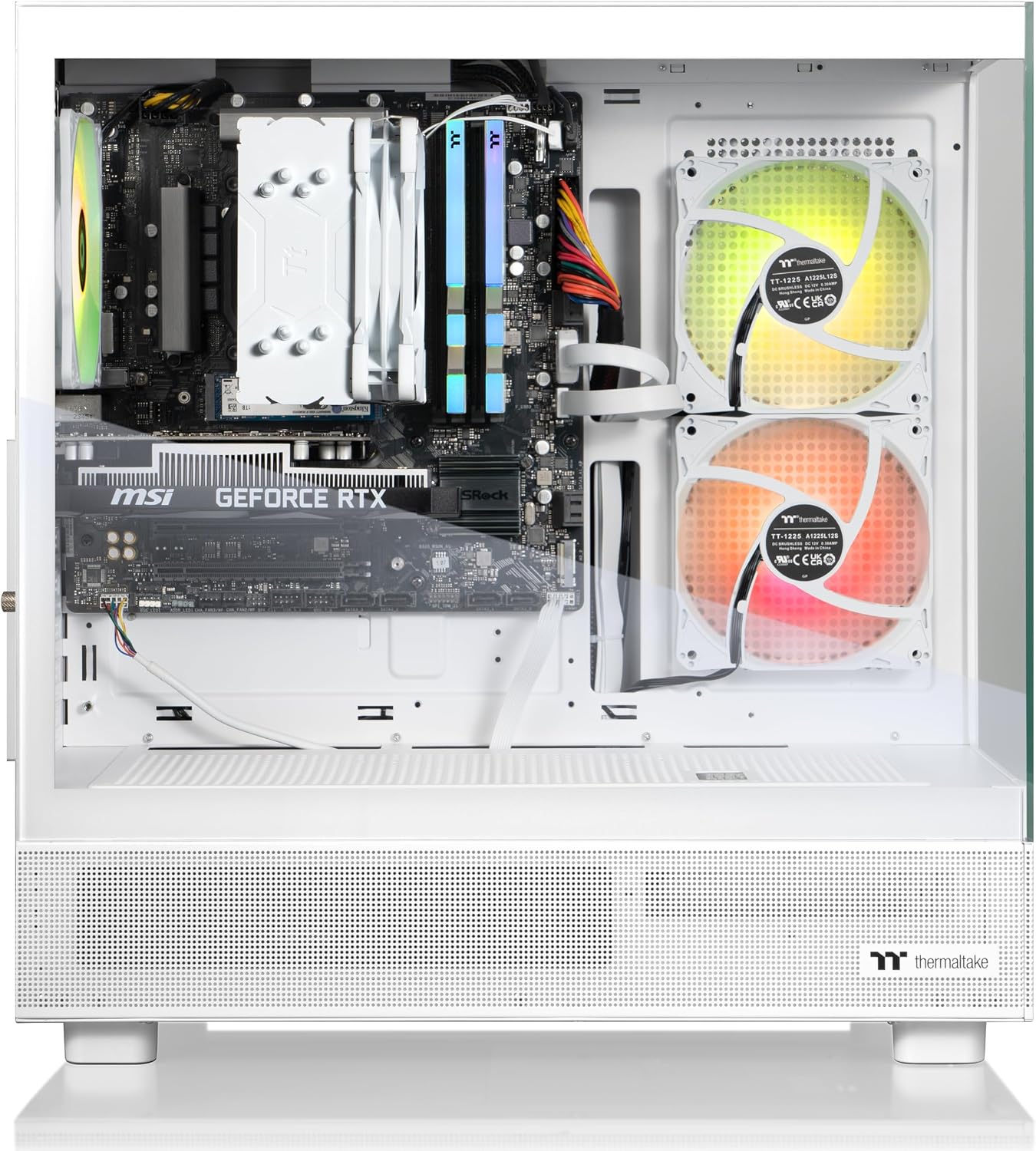 Thermaltake LCGS Vista i350 R4 Gaming Desktop (Intel® Core™ i5-13400F, ToughRam 16GB DDR4 3600MHz RGB Memory, NVIDIA® GeForce RTX™ 3050, 1TB NVMe M.2, WiFi, Windows 11) V27S-B76R-350-LCS