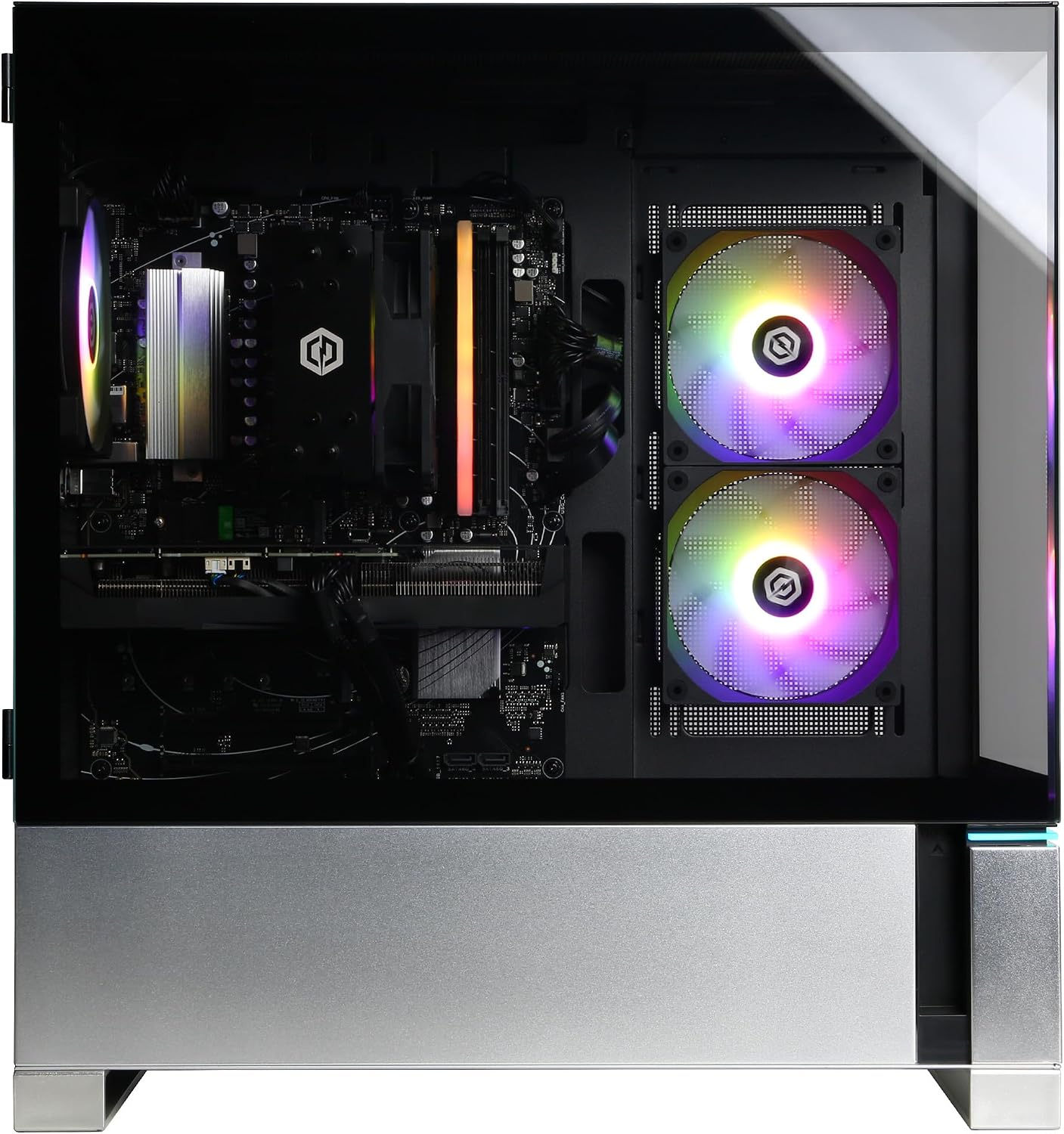 CyberPowerPC Gamer Master Gaming PC AMD Ryzen 5 8400F 4.2GHz, GeForce RTX 5050 8GB, 16GB DDR5, 1TB PCIe 4.0 SSD, WiFi Ready & Windows 11 Home (GMAI6500A2)