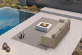 PURPLE LEAF 3 Pieces Small Conversation Set All Weather Outdoor Couch Sectional Set with Cushion Patio Conversation Sets for Garden Poolside Backyard Beige