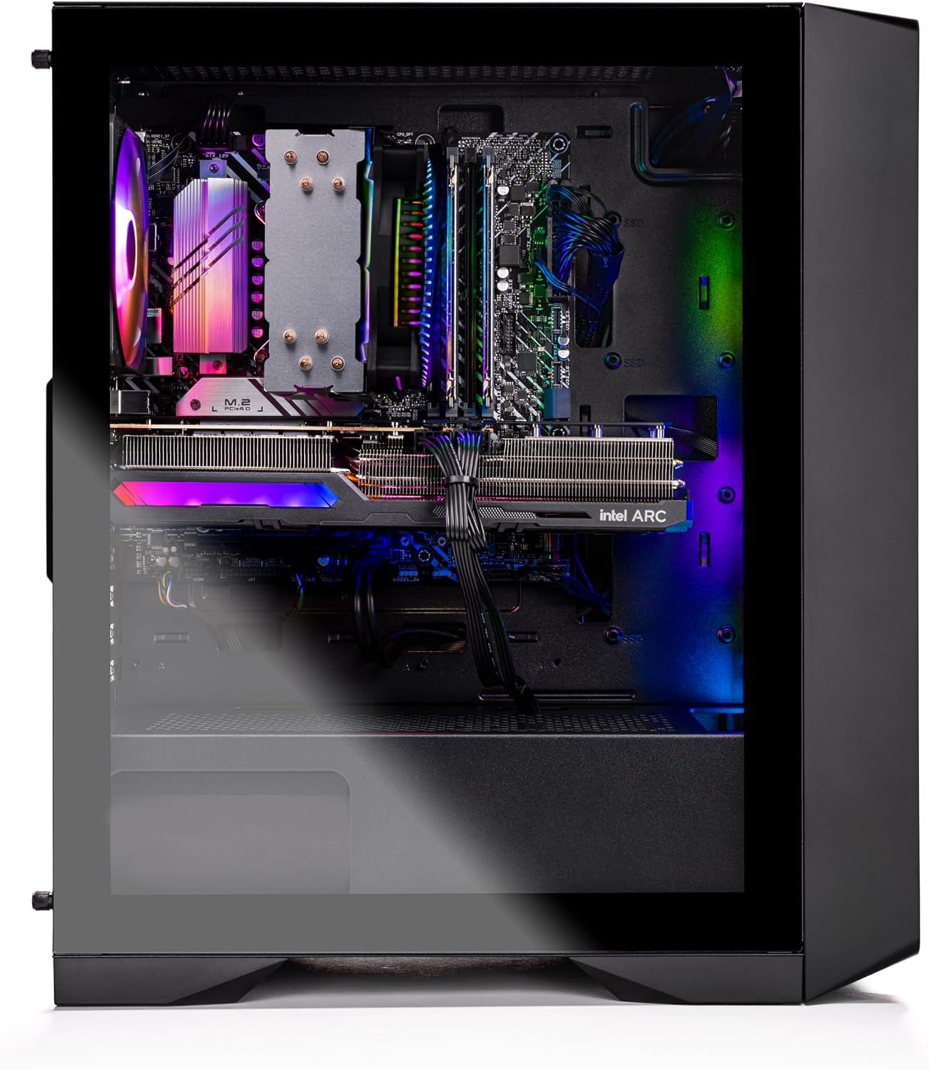 Skytech Gaming Nebula Desktop PC, Ryzen 7 5700 3.7 GHz (4.6GHz Turbo), NVIDIA RTX 5060 Ti 16GB, 1TB Gen4 NVMe SSD, 32GB DDR4 RAM 3200, 650W Gold PSU, Wi-Fi, Win 11