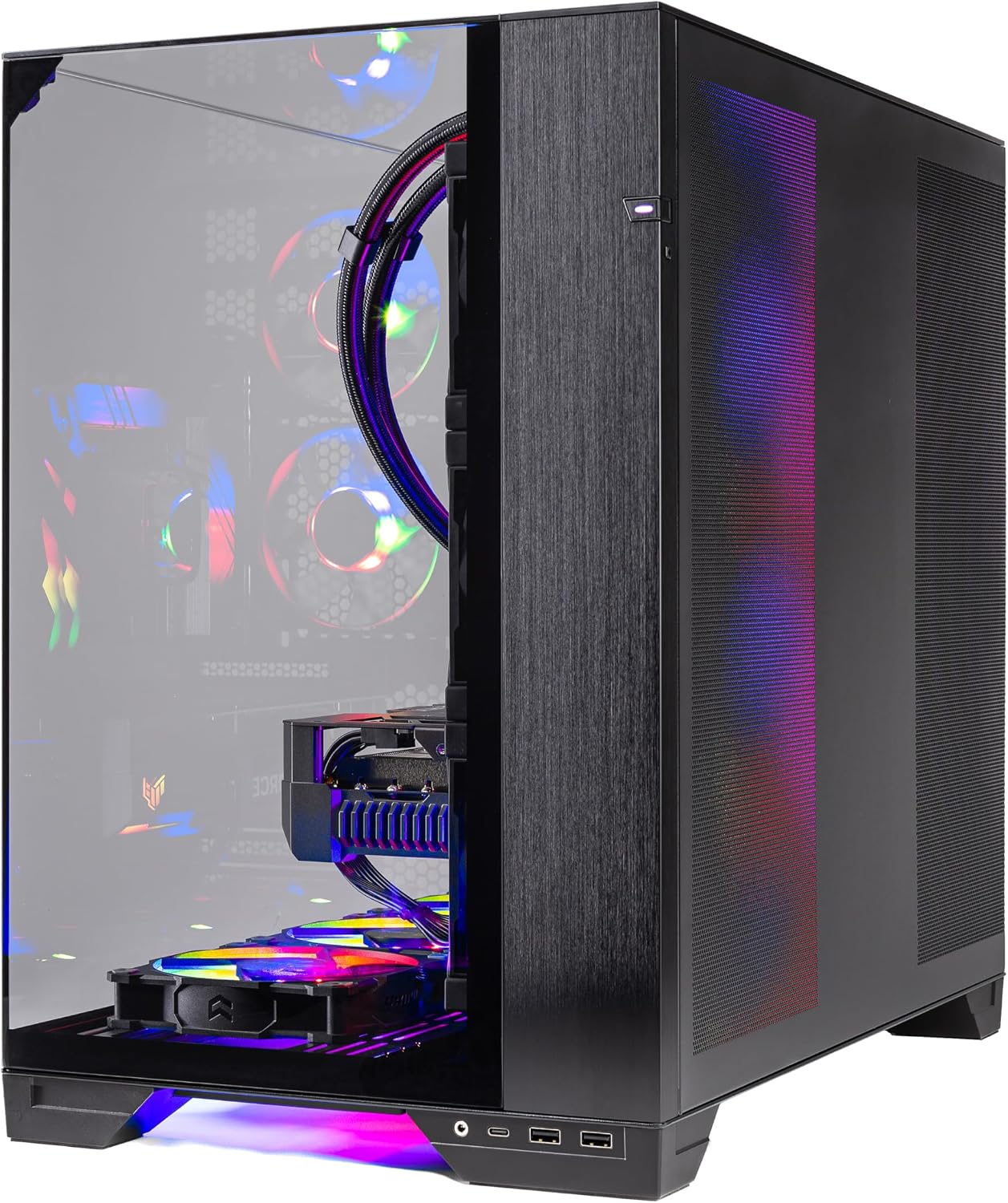 Skytech Gaming O11 Vision Gaming PC, AMD Ryzen 7 9800X3D 4.7GHz, AMD RX 9070XT 16GB VRAM, 1TB Gen4 NVMe SSD, 32GB DDR5 RAM 6000, 850W Gold ATX 3 PSU, 360 ARGB AIO, WI-FI 5, Windows 11, Desktop