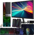 Dell OptiPlex 3060 SFF RGB Computer PC, Intel Core i5-8500, RX 550 4GB GDDR5, 16GB RAM, 512GB NVMe, 1TB HDD, 22 Inch HDMI Monitor, Gaming Speakers, WiFi, Bluetooth, Windows 11 Pro (Renewed)