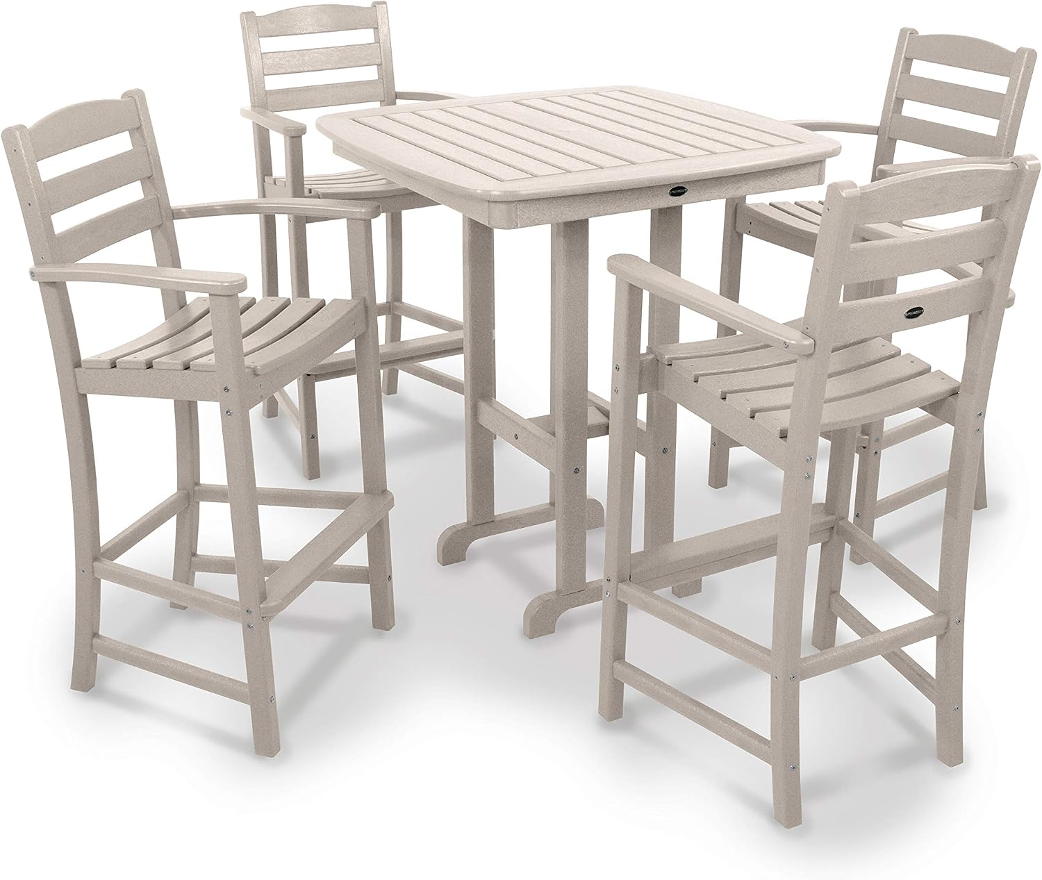 POLYWOOD® La Casa Café Bar Set, Sand