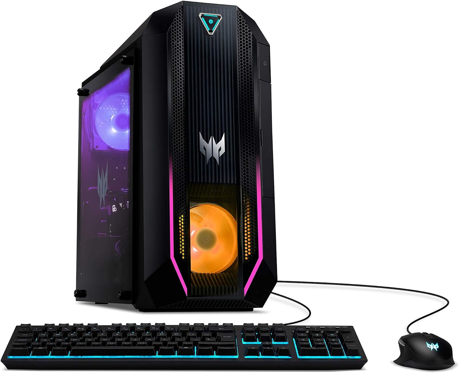 acer Predator Orion 3000 PO3-630-UA91 Gaming Desktop | 11th Gen Intel Core i7-11700F 8-Core CPU | NVIDIA GeForce RTX 3070 | 16GB DDR4 | 512GB NVMe SSD | 1TB HDD | Intel Wi-Fi 6 | RGB Keyboard & Mouse